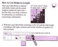 Log Cabin Ruler