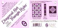 Diagonal Set Triangle Ruler