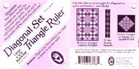 Diagonal Set Triangle Ruler